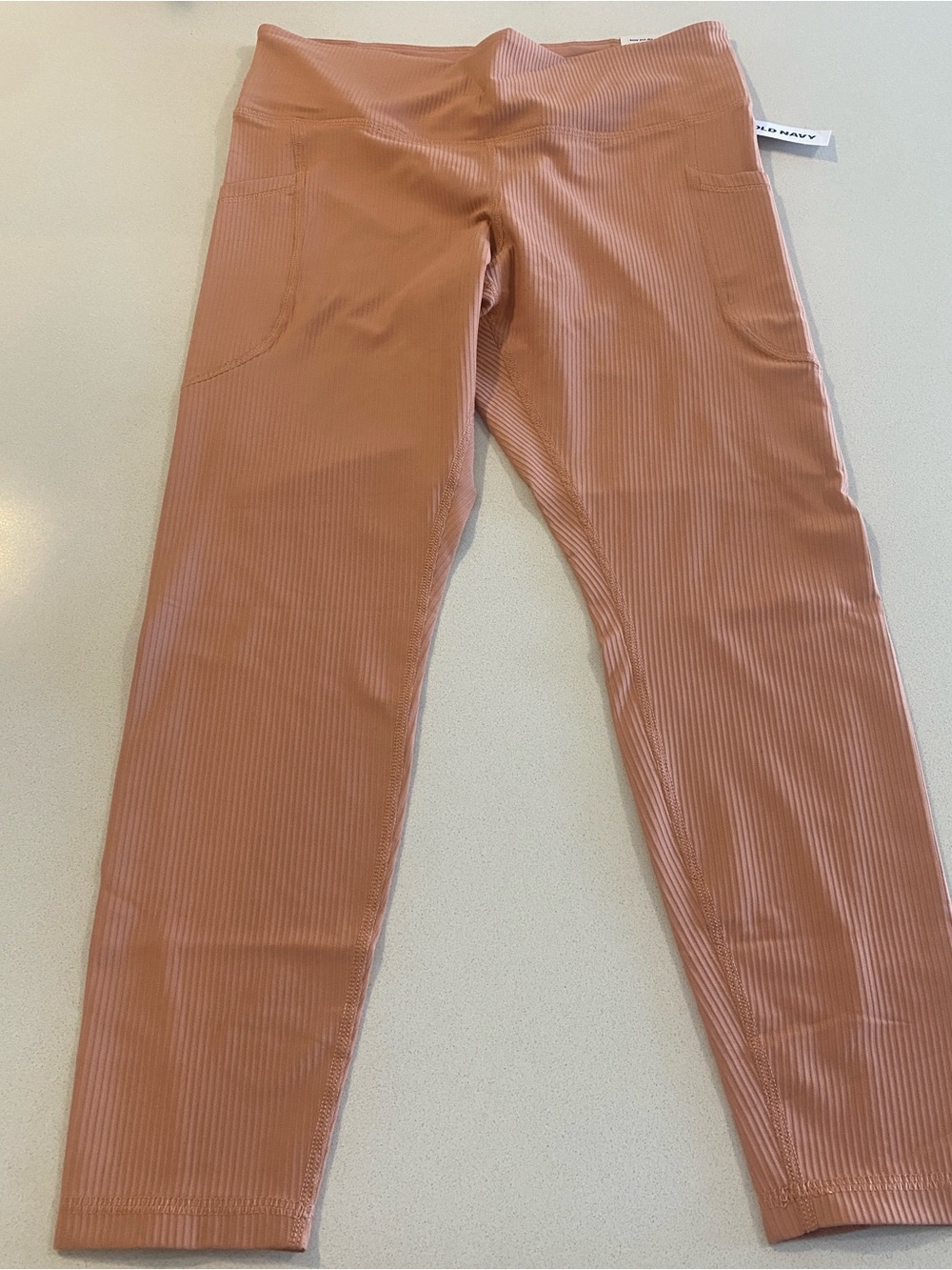 Old Navy Ribbed Powersoft 7/8 legging crop large petite